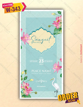 Colorful Wedding Invitation