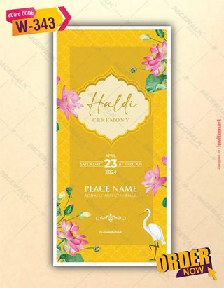 Colorful Wedding Invitation