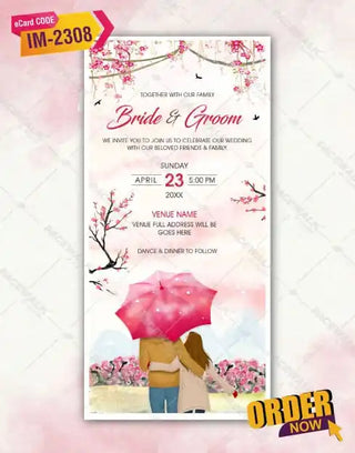 Couple Wedding Card 