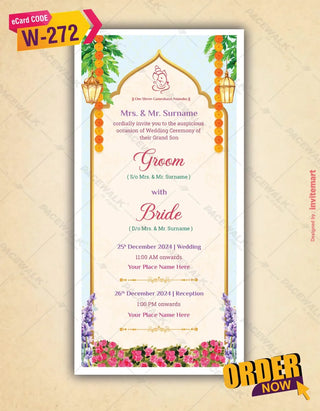 Couple Wedding Invitation