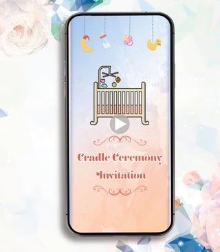 Cradle Ceremony Video Invitation