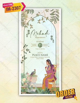 Creative Indian Wedding Invitation | IM-2307 - InviteMart