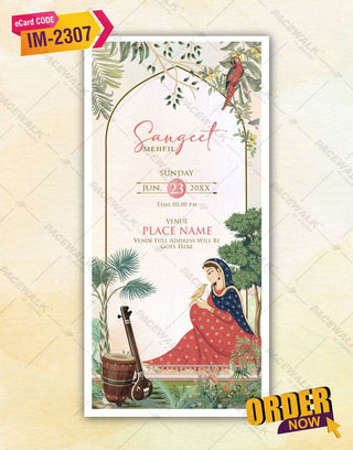 Creative Indian Wedding Invitation | IM-2307 - InviteMart