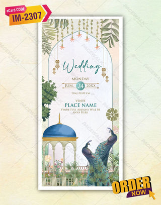 Creative Indian Wedding Invitation | IM-2307 - InviteMart