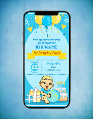 Custom Birthday Party Invitations 