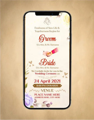 Custom Wedding Invitation 