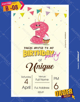 Custom Birthday Invitations eCards