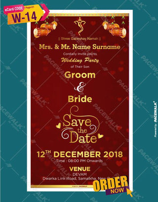 Custom Punjabi Sikh Wedding Invitation eCards 