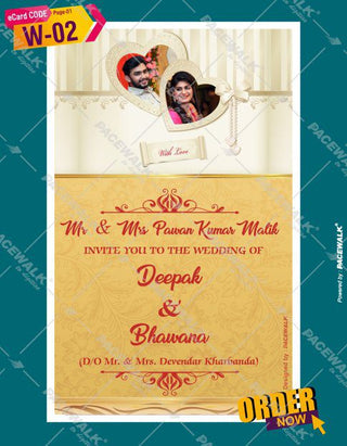 Customized Wedding Invitation eCards Online