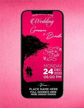 Cute Wedding Invitation Card |