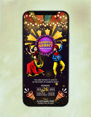 Dandiya Invitation