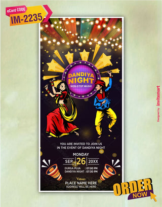 Dandiya Invitation