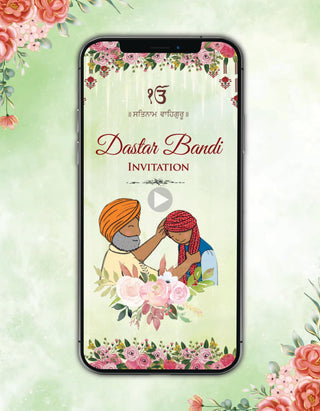 Dastar Bandi Ceremony Invitation Video 