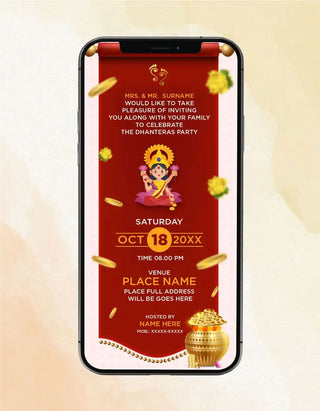 Dhanteras Invitation 