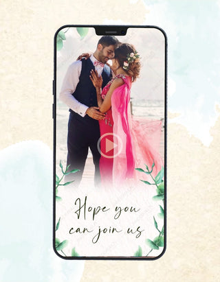 Digital Save The Date Wedding Invite 