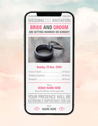 Digital Christian Wedding Invitation 