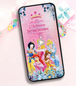 Disney Princess Birthday Invitation Video 