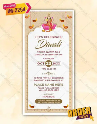 Diwali Invitation 