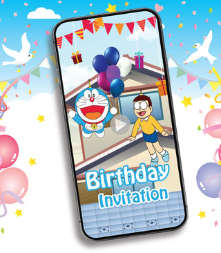 Doraemon Birthday Invitation Video 