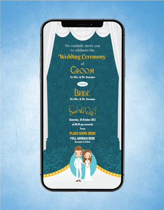 Elegant Christian Wedding Invite 