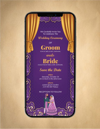 Elegant Wedding Card