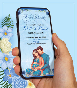 Elegant Baby Shower Invitation Card