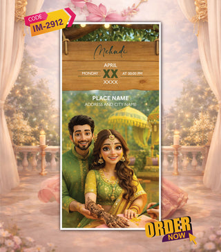 Elegant Multi-Event Wedding Invitation PDF