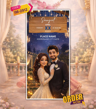 Elegant Multi-Event Wedding Invitation PDF