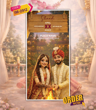 Elegant Multi-Event Wedding Invitation PDF