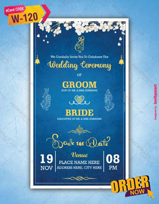 Elegant Hindu Wedding Invite