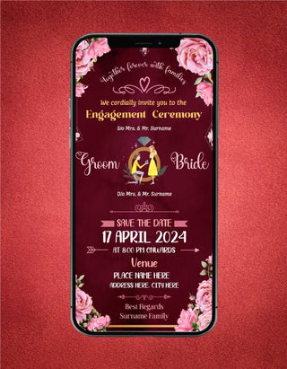 Engagement party ceremony Invitation