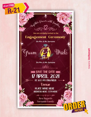 Engagement party ceremony Invitation