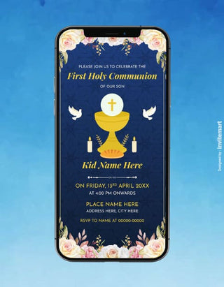 First Holy Communion Card 