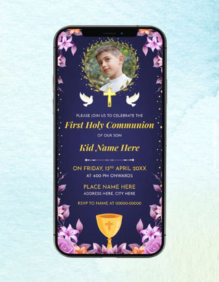 First Holy Communion Invitation 