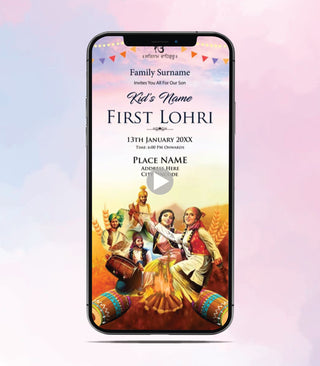 First Lohri Celebration Invitation Video 