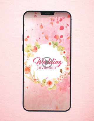 Floral Wedding Invitation Video