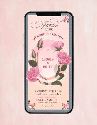 Floral Wedding Invitation