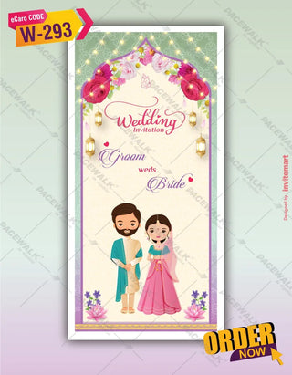 Floral Wedding Invitation Templates |