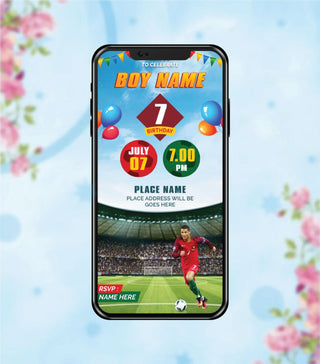 Football Birthday Invitation