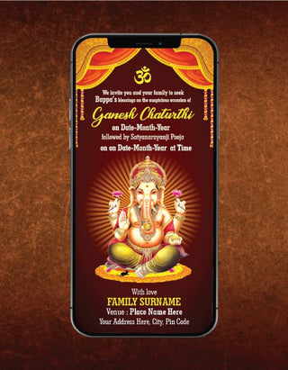 Ganesh Chaturthi Invitation