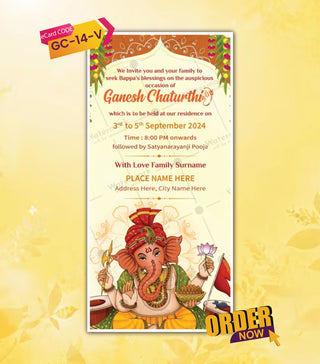 Ganesh Chaturthi Invitation Video