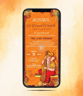 Ganpati Invitation Card Video