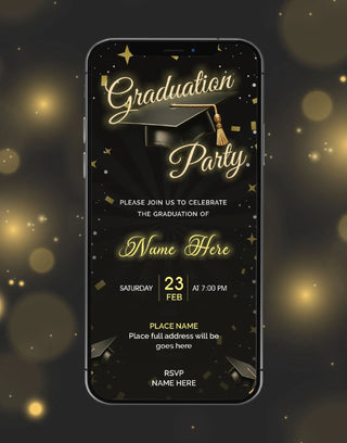 Graduation Party Invitation Card