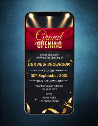 Grand Opening Invitation Card Maker |