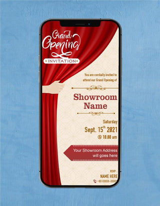 Grand Opening Invitation Card