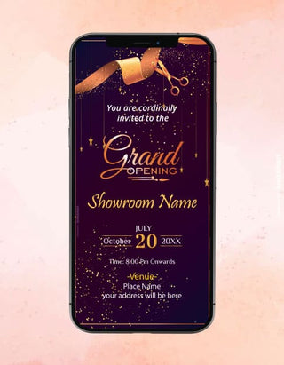 Grand Opening Invite Card 