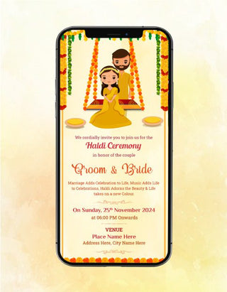 Haldi Ceremony Invite