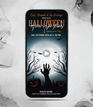 Halloween Party Invitation Video 