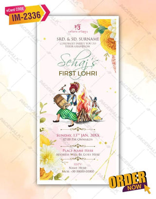 Happy Lohri Card 