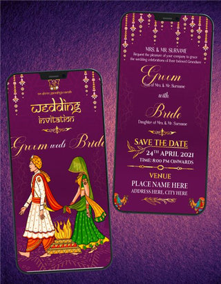 Hindu Wedding Invitation Templates |